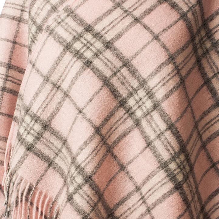 Edinburgh Lambswool Mini Cape  Thomson Pale Pink