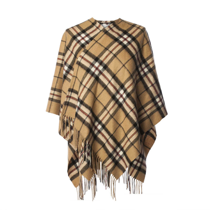 Edinburgh Lambswool Mini Cape  Thomson Camel