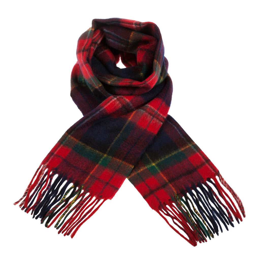 Cashmere Scottish Tartan Clan Scarf MACPHERSON CLAN Dunedin Cashmer Dunedin Cashmere