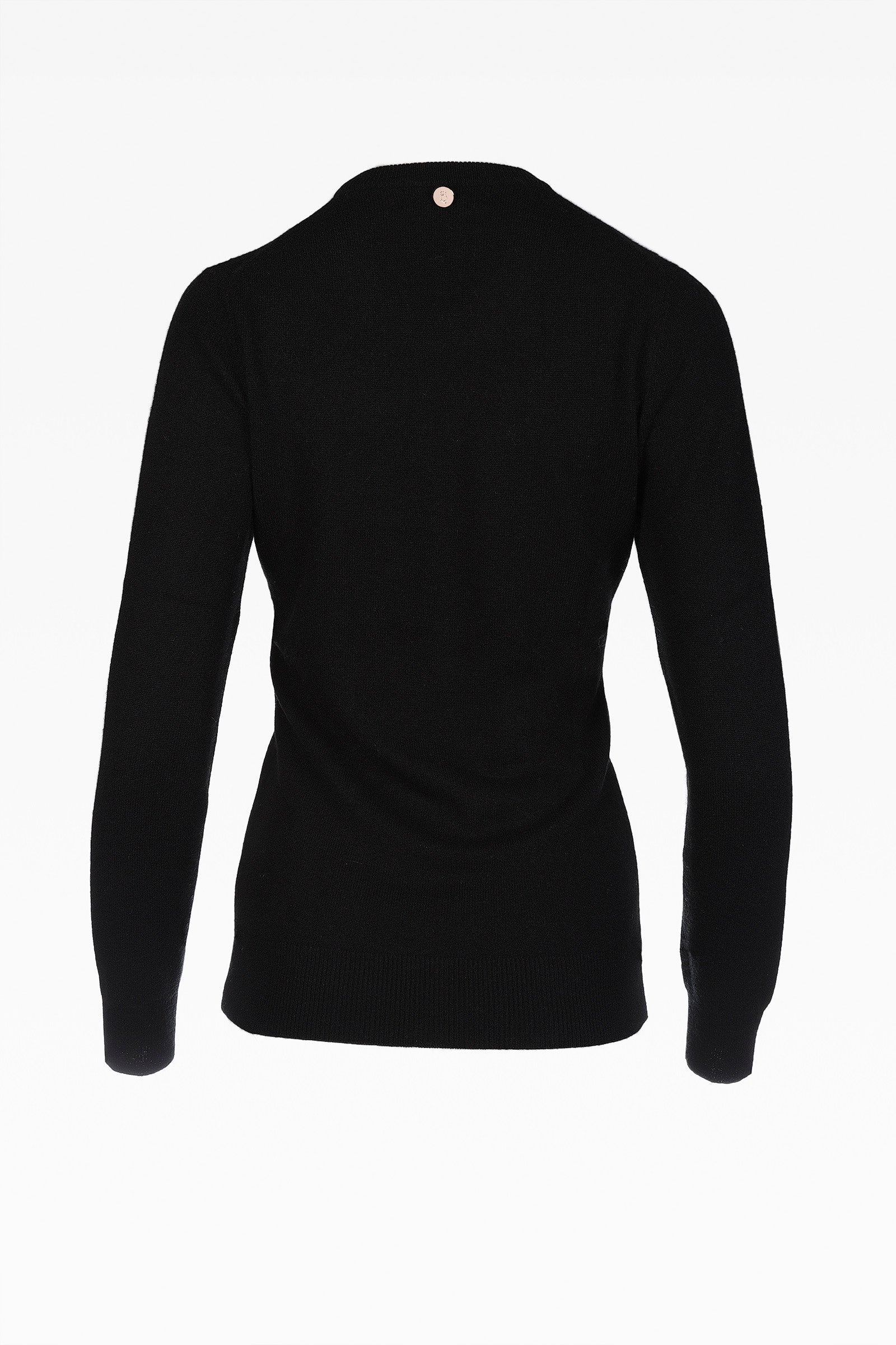 Black cashmere jumper ladies best sale