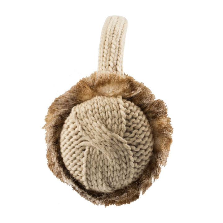 Cable Knitted Earmuffs - Dunedin Cashmere