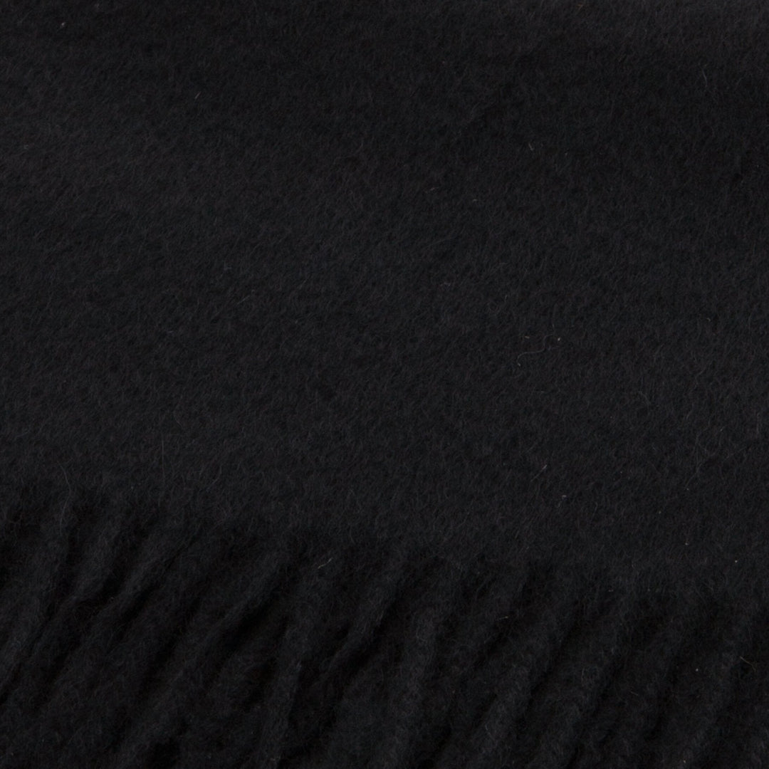 Edinburgh Cashmere Scarf Black - Dunedin Cashmere