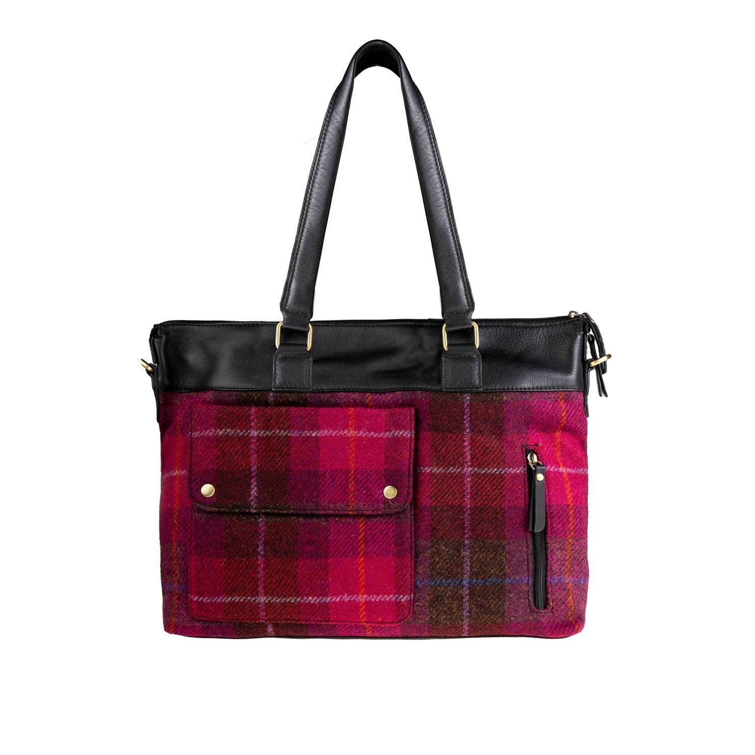 Prada - Double Bag Small Saffiano Cuir Cerise | www.luxurybags.eu