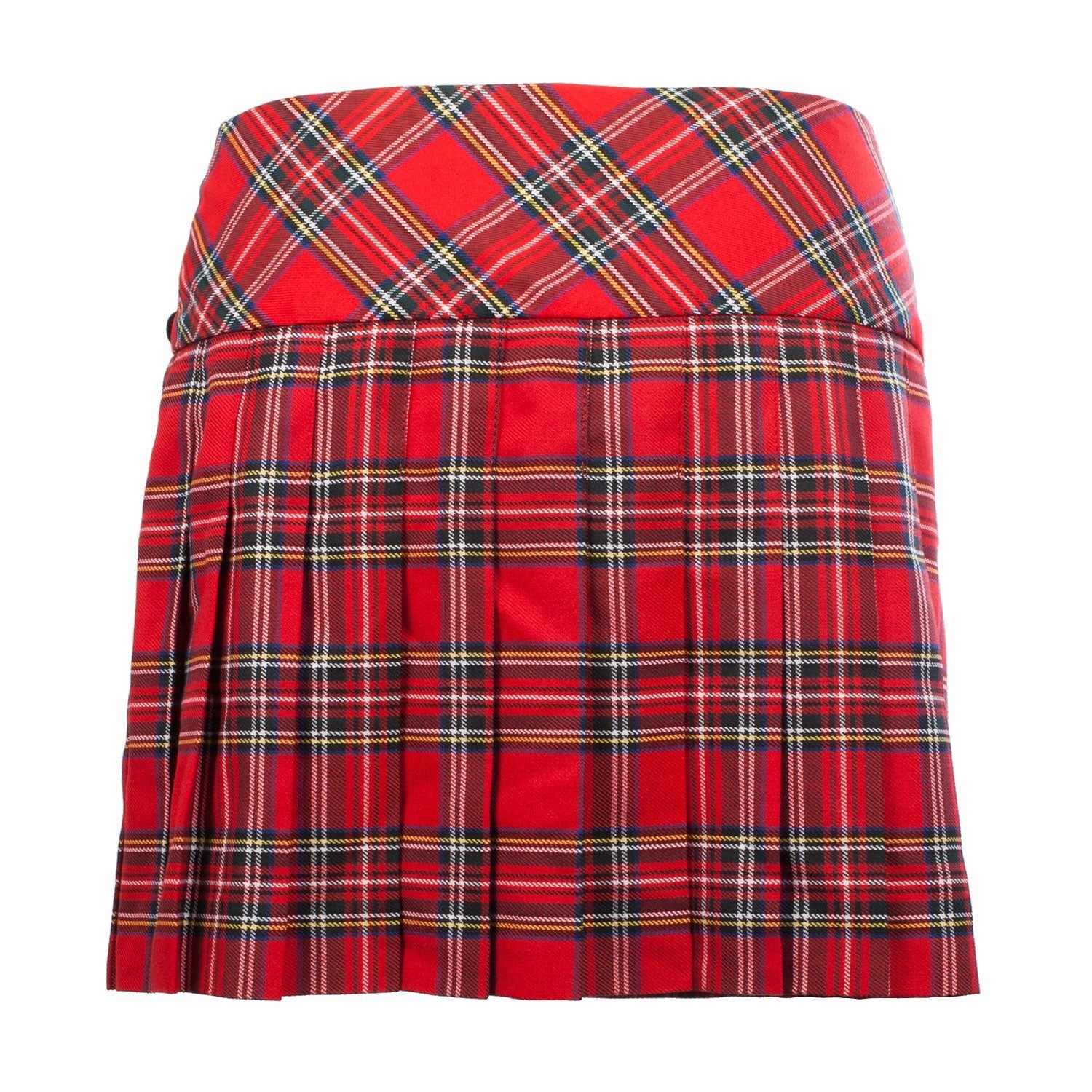 Ladies Tartan Billie Kilted Skirt Stewart Royal Dunedin Cashmere