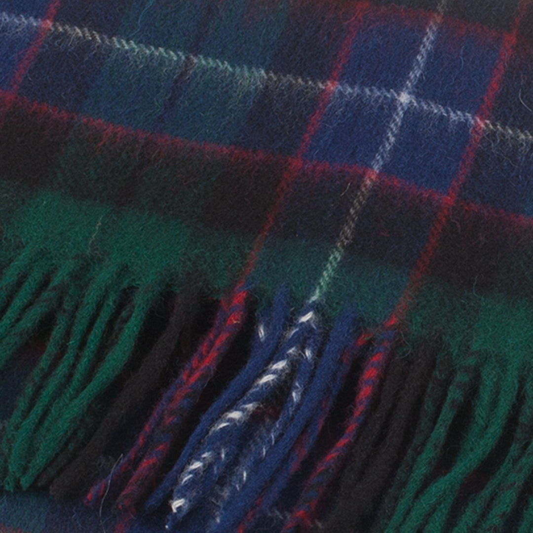 Lambswool Scottish Tartan Clan Scarf Mitchell - Dunedin Cashmere