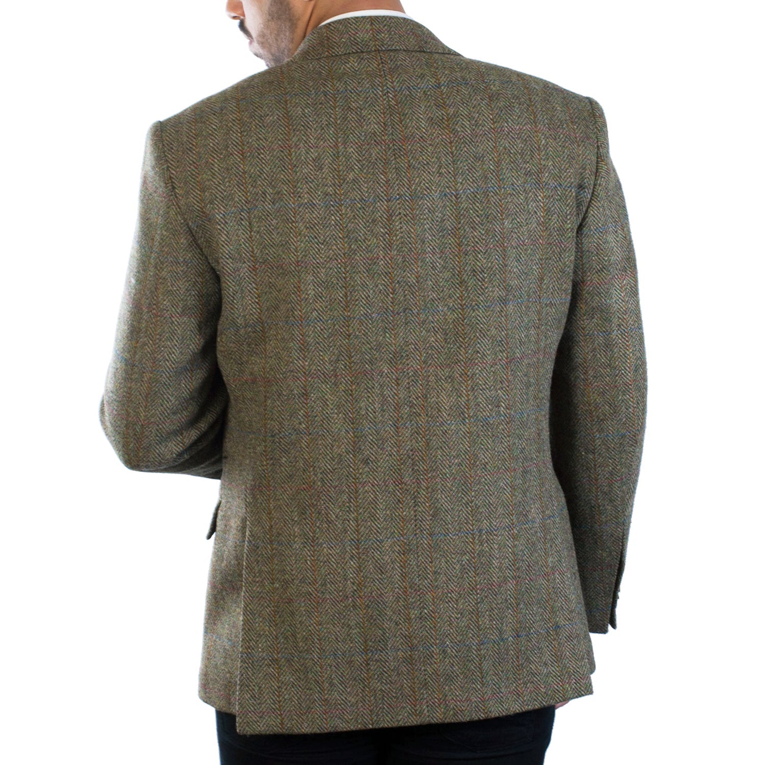 Green harris clearance tweed jacket