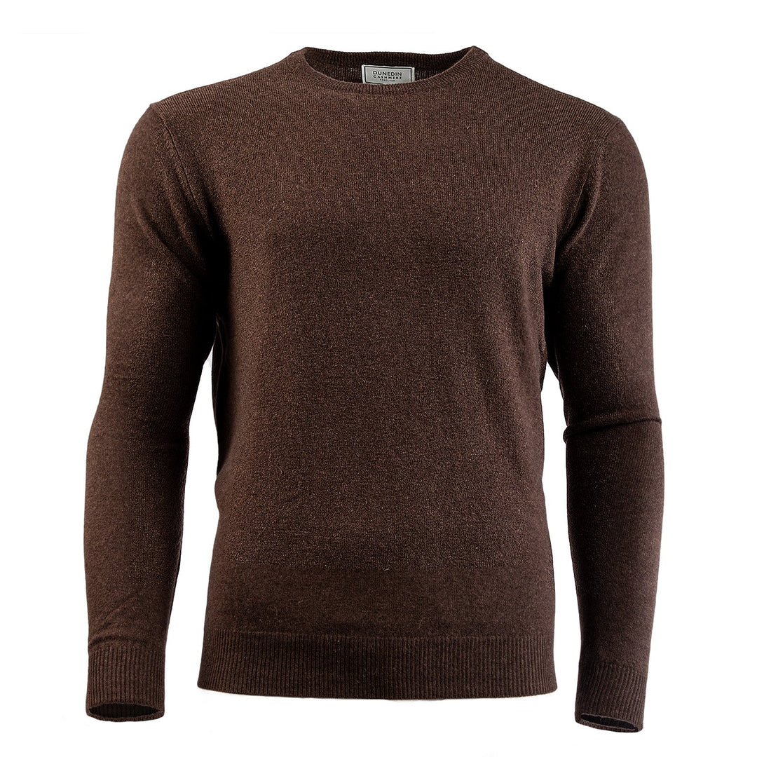 Men's Cashmere Jumper Squirrel - Dunedin Cashmere