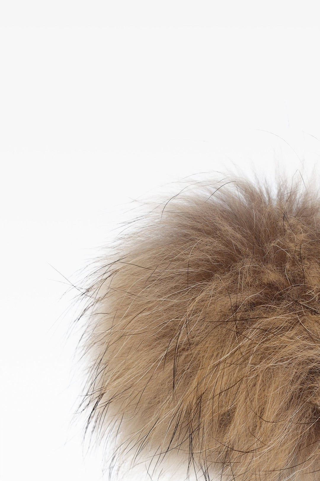 Real Fur Pom Pom - Medium - Dunedin Cashmere